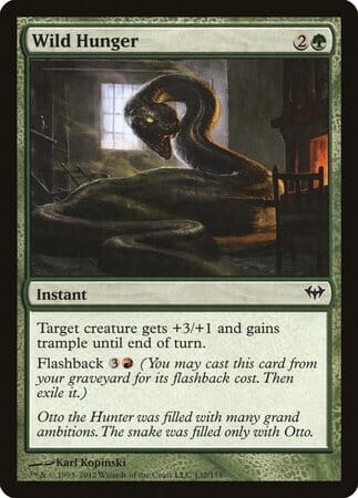 Wild Hunger [Dark Ascension] MTG Single Magic: The Gathering  | Multizone: Comics And Games