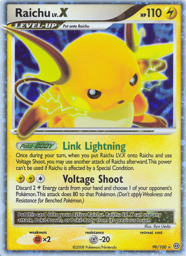 Raichu LV.X (99/100) [Diamond & Pearl: Stormfront] Pokemon Single Pokémon  | Multizone: Comics And Games