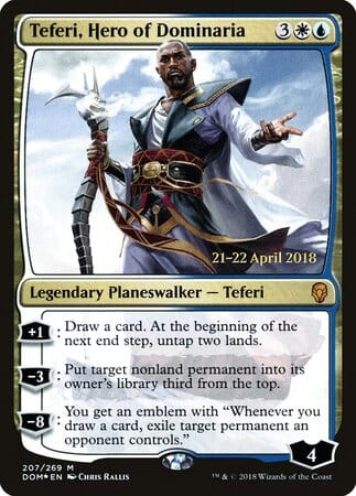 Teferi, Hero of Dominaria [Dominaria Promos] MTG Single Magic: The Gathering  | Multizone: Comics And Games