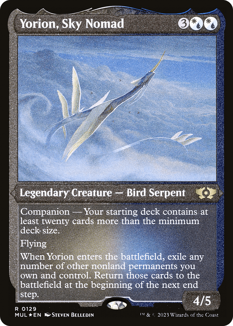 Yorion, Sky Nomad (Foil Etched) [Multiverse Legends] MTG Single Magic: The Gathering  | Multizone: Comics And Games