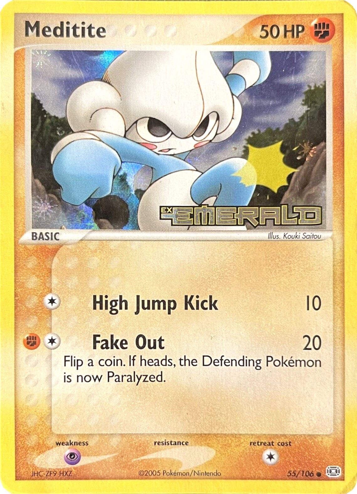 Meditite (55/106) (Stamped) [EX: Emerald] Pokemon Single Pokémon  | Multizone: Comics And Games