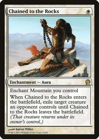 Chained to the Rocks [Theros] MTG Single Magic: The Gathering  | Multizone: Comics And Games