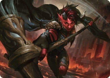 Karlach, Fury of Avernus Art Card (34) [Commander Legends: Battle for Baldur's Gate Art Series] MTG Single Magic: The Gathering  | Multizone: Comics And Games