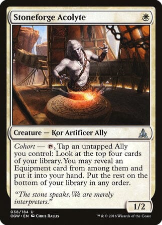 Stoneforge Acolyte [Oath of the Gatewatch] MTG Single Magic: The Gathering  | Multizone: Comics And Games