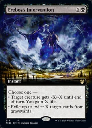 Erebos's Intervention (Extended Art) [Theros Beyond Death] MTG Single Magic: The Gathering  | Multizone: Comics And Games