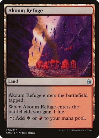 Akoum Refuge [Commander Anthology] MTG Single Magic: The Gathering  | Multizone: Comics And Games