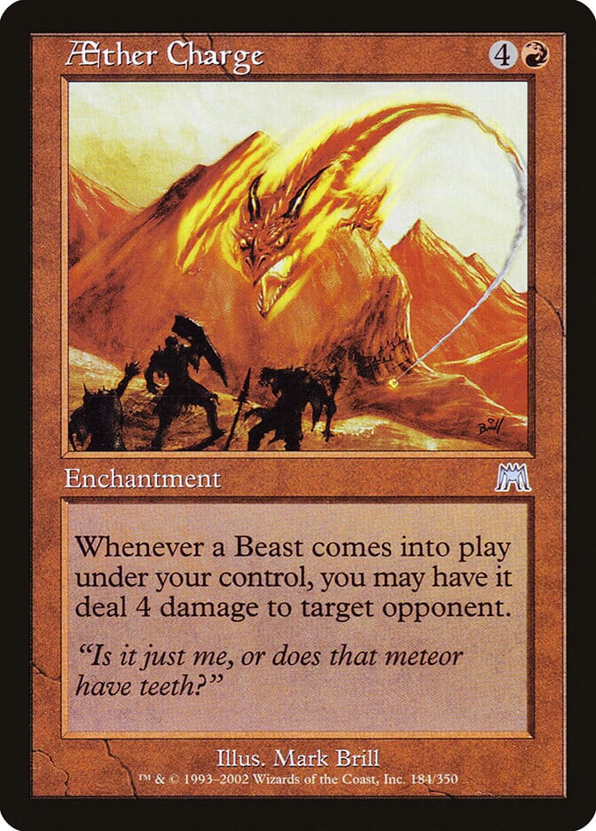 Aether Charge [Onslaught] MTG Single Magic: The Gathering  | Multizone: Comics And Games