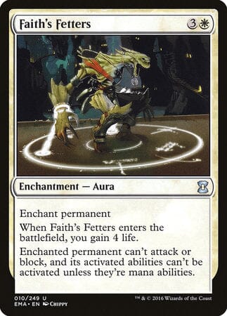 Faith's Fetters [Eternal Masters] MTG Single Magic: The Gathering  | Multizone: Comics And Games
