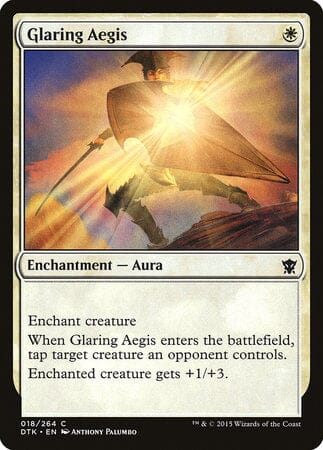 Glaring Aegis [Dragons of Tarkir] MTG Single Magic: The Gathering  | Multizone: Comics And Games