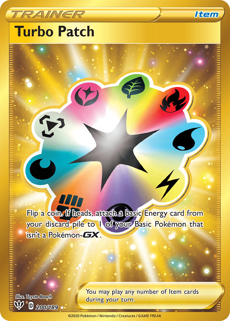 Turbo Patch (200/189) [Sword & Shield: Darkness Ablaze] Pokemon Single Pokémon  | Multizone: Comics And Games