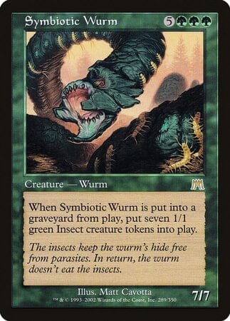 Symbiotic Wurm [Onslaught] MTG Single Magic: The Gathering  | Multizone: Comics And Games
