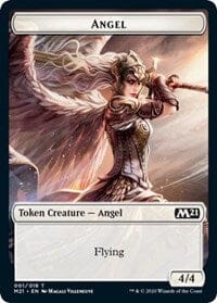 Angel // Treasure Double-sided Token [Core Set 2021 Tokens] MTG Single Magic: The Gathering  | Multizone: Comics And Games