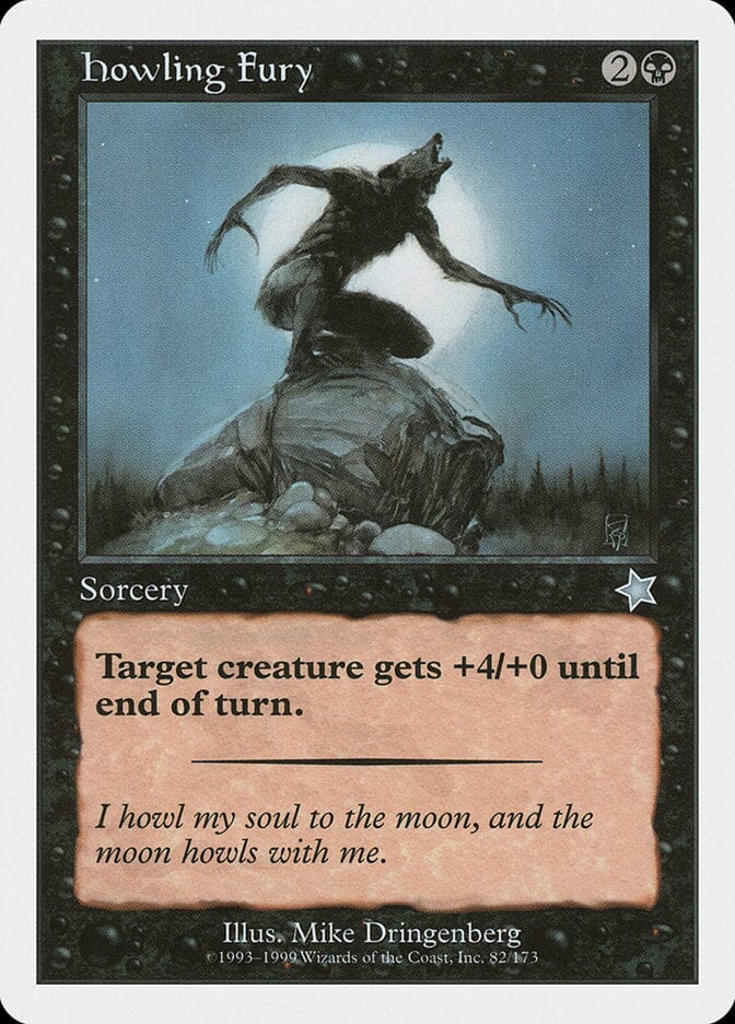 Howling Fury [Starter 1999] MTG Single Magic: The Gathering  | Multizone: Comics And Games