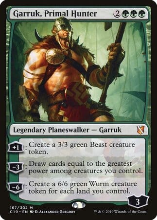 Garruk, Primal Hunter [Commander 2019] MTG Single Magic: The Gathering  | Multizone: Comics And Games