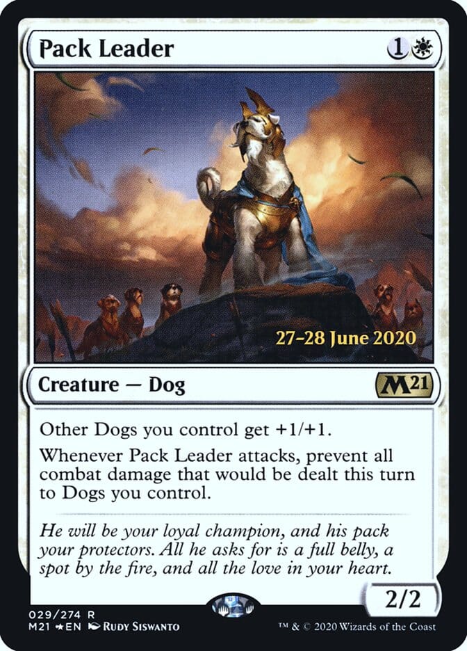 Pack Leader [Core Set 2021 Prerelease Promos] MTG Single Magic: The Gathering  | Multizone: Comics And Games