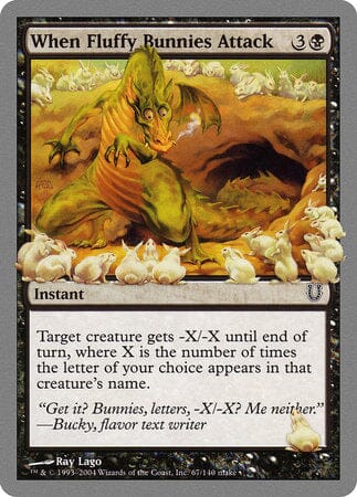 When Fluffy Bunnies Attack [Unhinged] MTG Single Magic: The Gathering  | Multizone: Comics And Games