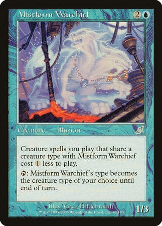 Mistform Warchief [Scourge] MTG Single Magic: The Gathering  | Multizone: Comics And Games