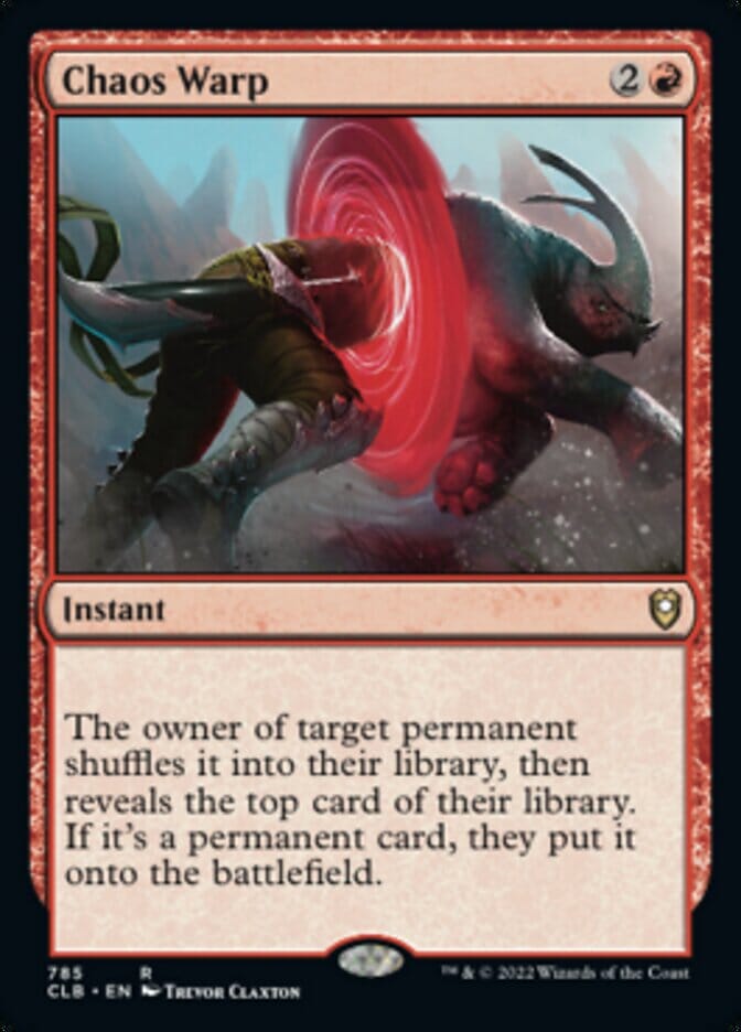 Chaos Warp [Commander Legends: Battle for Baldur's Gate] MTG Single Magic: The Gathering  | Multizone: Comics And Games