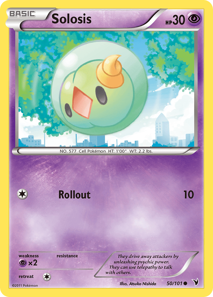 Solosis (50/101) [Black & White: Noble Victories] Pokemon Single Pokémon  | Multizone: Comics And Games