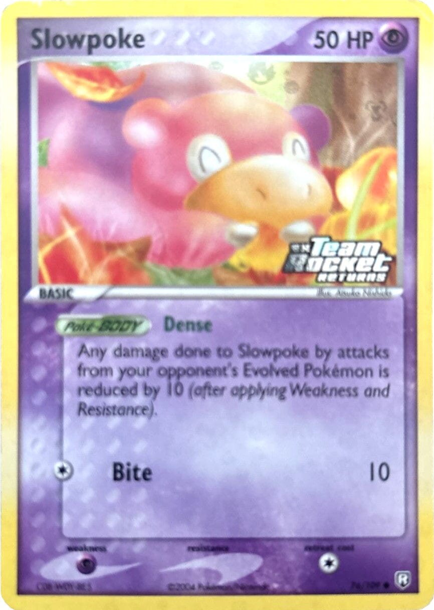Slowpoke (76/109) (Stamped) [EX: Team Rocket Returns] Pokemon Single Pokémon  | Multizone: Comics And Games