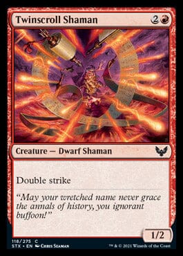 Twinscroll Shaman [Strixhaven: School of Mages] MTG Single Magic: The Gathering  | Multizone: Comics And Games