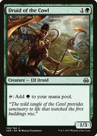 Druid of the Cowl [Aether Revolt] MTG Single Magic: The Gathering  | Multizone: Comics And Games