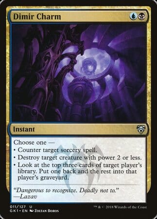 Dimir Charm [GRN Guild Kit] MTG Single Magic: The Gathering  | Multizone: Comics And Games