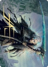 Egon, God of Death Art Card (Gold-Stamped Signature) [Kaldheim: Art Series] MTG Single Magic: The Gathering  | Multizone: Comics And Games