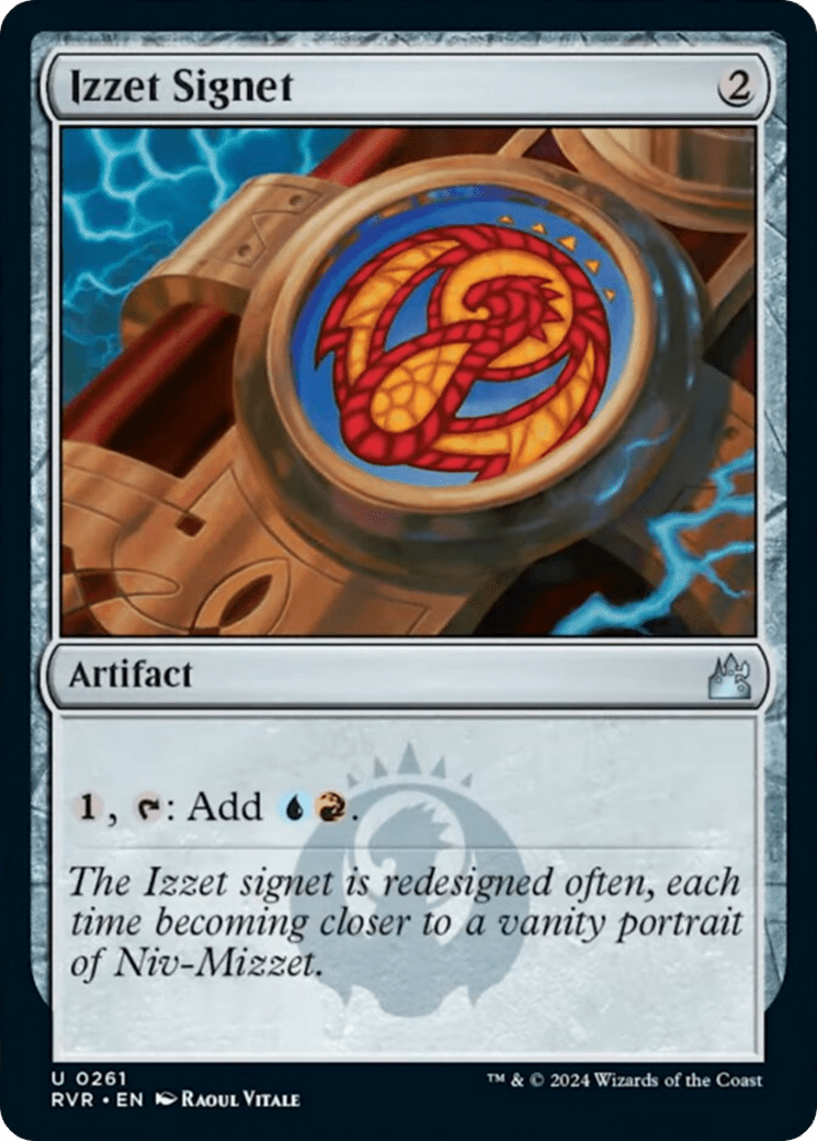 Izzet Signet [Ravnica Remastered] MTG Single Magic: The Gathering  | Multizone: Comics And Games