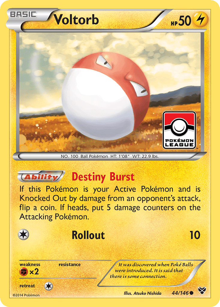 Voltorb (44/146) [XY: Base Set] Pokemon Single Pokémon  | Multizone: Comics And Games