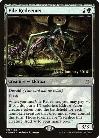 Vile Redeemer [Oath of the Gatewatch Promos] MTG Single Magic: The Gathering  | Multizone: Comics And Games