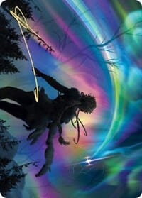 The Prismatic Bridge Art Card (Gold-Stamped Signature) [Kaldheim: Art Series] MTG Single Magic: The Gathering  | Multizone: Comics And Games
