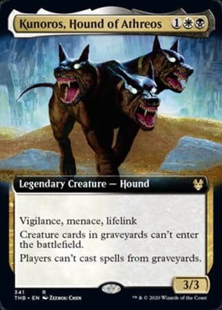 Kunoros, Hound of Athreos (Extended Art) [Theros Beyond Death] MTG Single Magic: The Gathering  | Multizone: Comics And Games