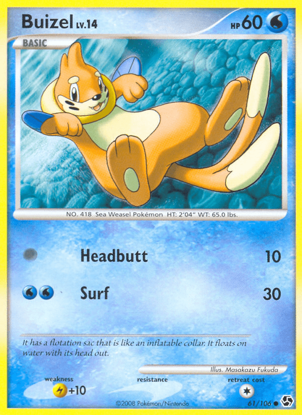 Buizel (61/106) [Diamond & Pearl: Great Encounters] Pokemon Single Pokémon  | Multizone: Comics And Games