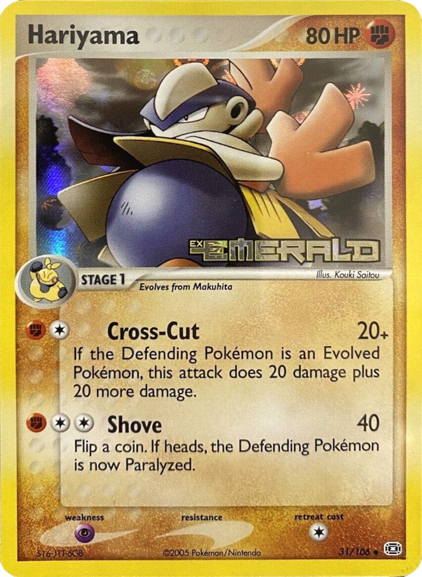 Hariyama (31/106) (Stamped) [EX: Emerald] Pokemon Single Pokémon  | Multizone: Comics And Games
