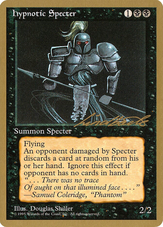 Hypnotic Specter (Leon Lindback) [Pro Tour Collector Set] MTG Single Magic: The Gathering  | Multizone: Comics And Games
