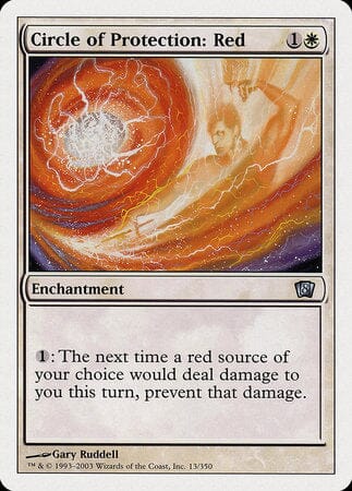 Circle of Protection: Red [Eighth Edition] MTG Single Magic: The Gathering  | Multizone: Comics And Games