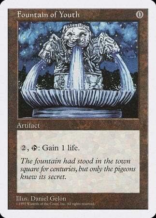 Fountain of Youth [Fifth Edition] MTG Single Magic: The Gathering  | Multizone: Comics And Games
