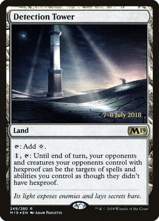 Detection Tower [Core Set 2019 Promos] MTG Single Magic: The Gathering  | Multizone: Comics And Games