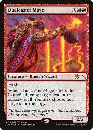Dualcaster Mage [Judge Gift Cards 2015] MTG Single Magic: The Gathering  | Multizone: Comics And Games