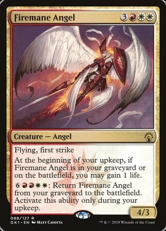 Firemane Angel [GRN Guild Kit] MTG Single Magic: The Gathering  | Multizone: Comics And Games