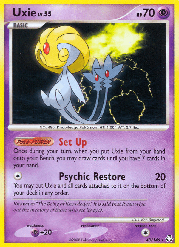 Uxie (43/146) [Diamond & Pearl: Legends Awakened] Pokemon Single Pokémon  | Multizone: Comics And Games