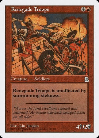 Renegade Troops [Portal Three Kingdoms] MTG Single Magic: The Gathering  | Multizone: Comics And Games