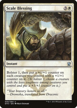 Scale Blessing [Dragons of Tarkir] MTG Single Magic: The Gathering  | Multizone: Comics And Games