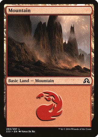 Mountain (292) [Shadows over Innistrad] MTG Single Magic: The Gathering  | Multizone: Comics And Games