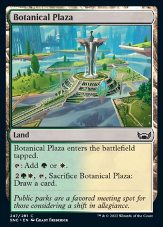 Botanical Plaza [Streets of New Capenna] MTG Single Magic: The Gathering  | Multizone: Comics And Games