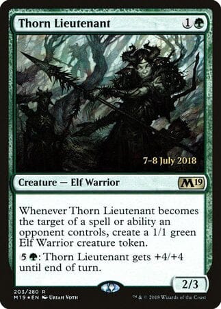 Thorn Lieutenant [Core Set 2019 Promos] MTG Single Magic: The Gathering  | Multizone: Comics And Games