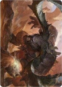 Moraug, Fury of Akoum Art Card [Zendikar Rising Art Series] MTG Single Magic: The Gathering  | Multizone: Comics And Games