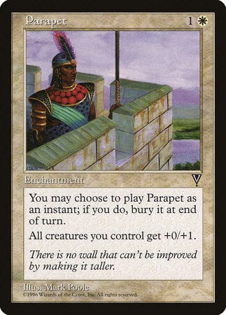 Parapet [Visions] MTG Single Magic: The Gathering  | Multizone: Comics And Games