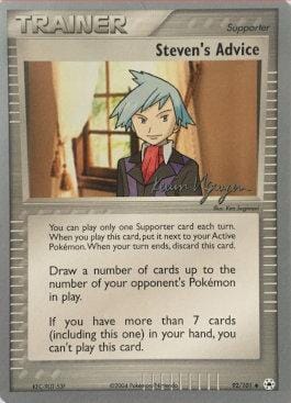 Steven's Advice (92/101) (Team Rushdown - Kevin Nguyen) [World Championships 2004] Pokemon Single Pokémon  | Multizone: Comics And Games